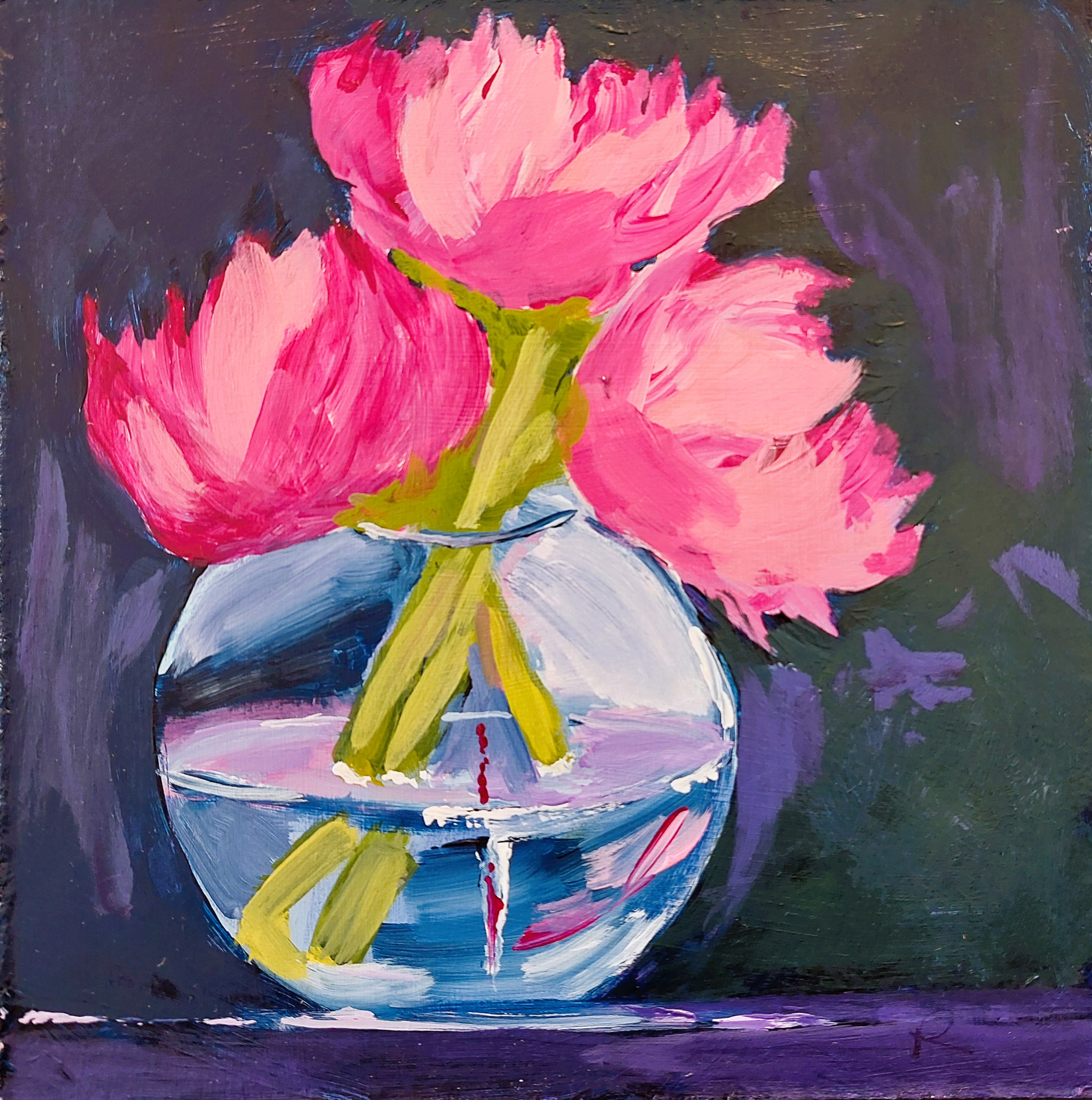 Painting of Tulips