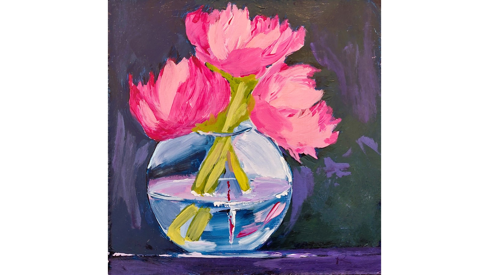 Painting of Tulips