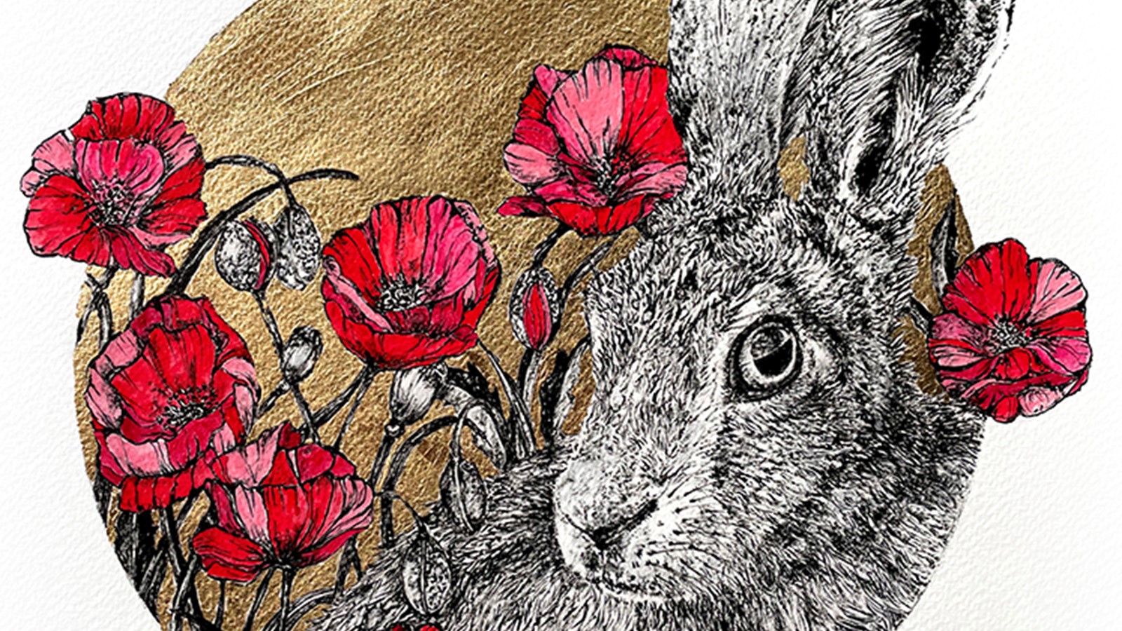 Painting of a hare